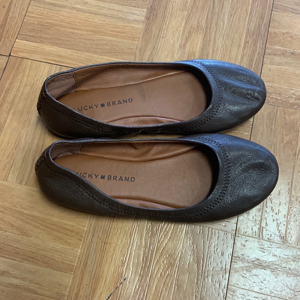 Lucky Brand Womens LK-Emmie Ballet Flat Shoes Size 7
